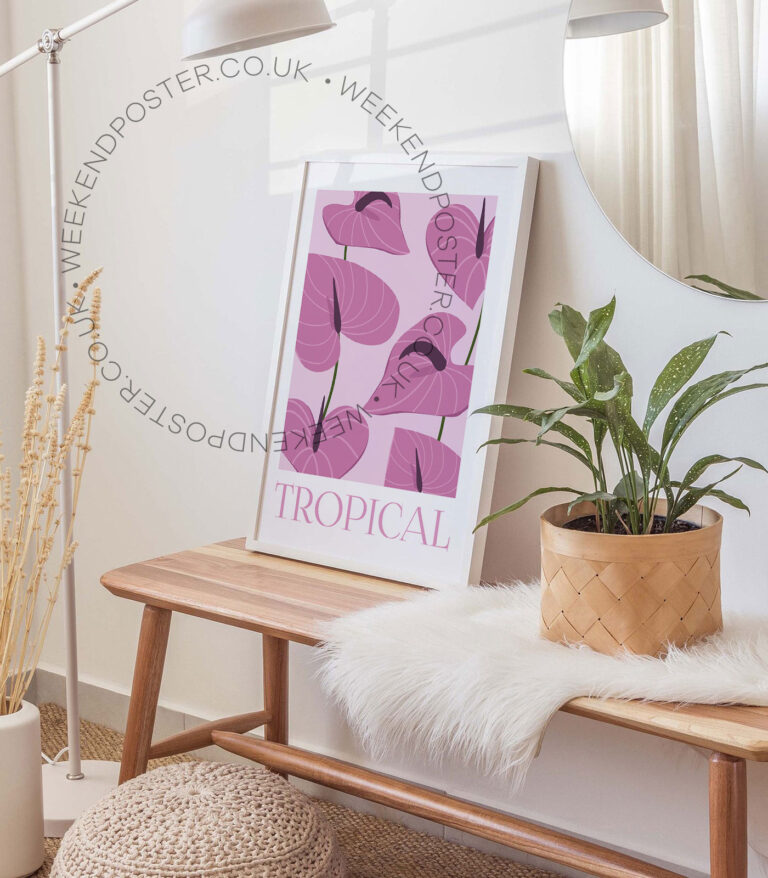 Pink Tropical poster