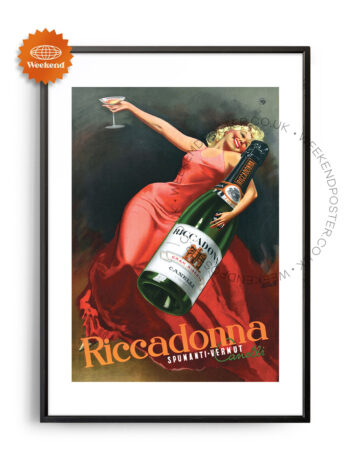 Riccadonna vintage poster