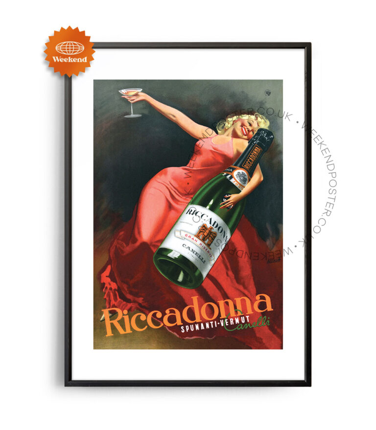 Riccadonna vintage poster