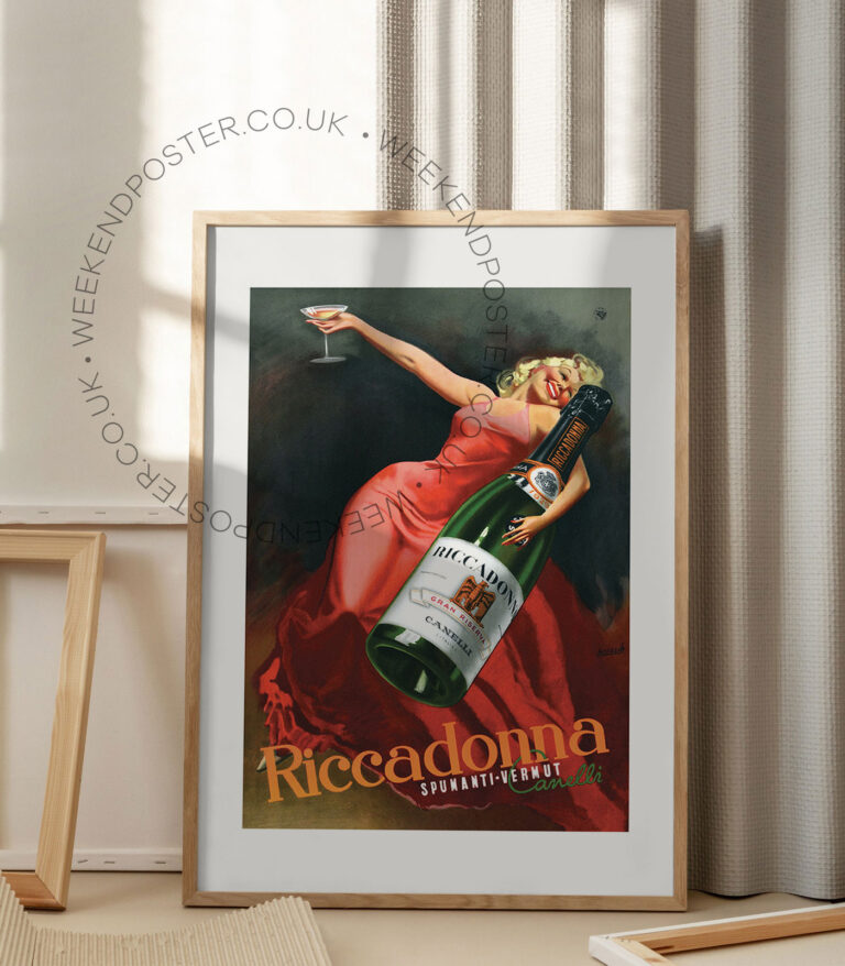 Riccadonna vintage poster