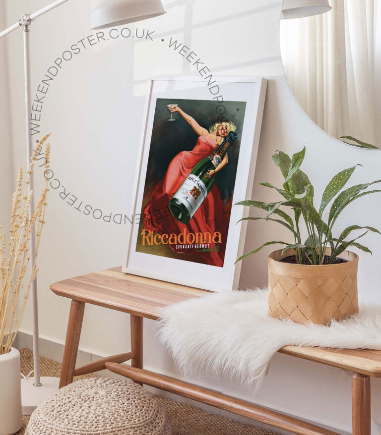 Riccadonna vintage poster