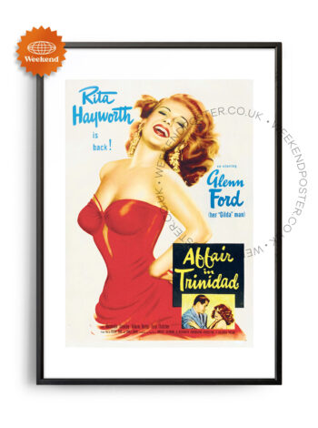 Rita Hayworth vintage poster
