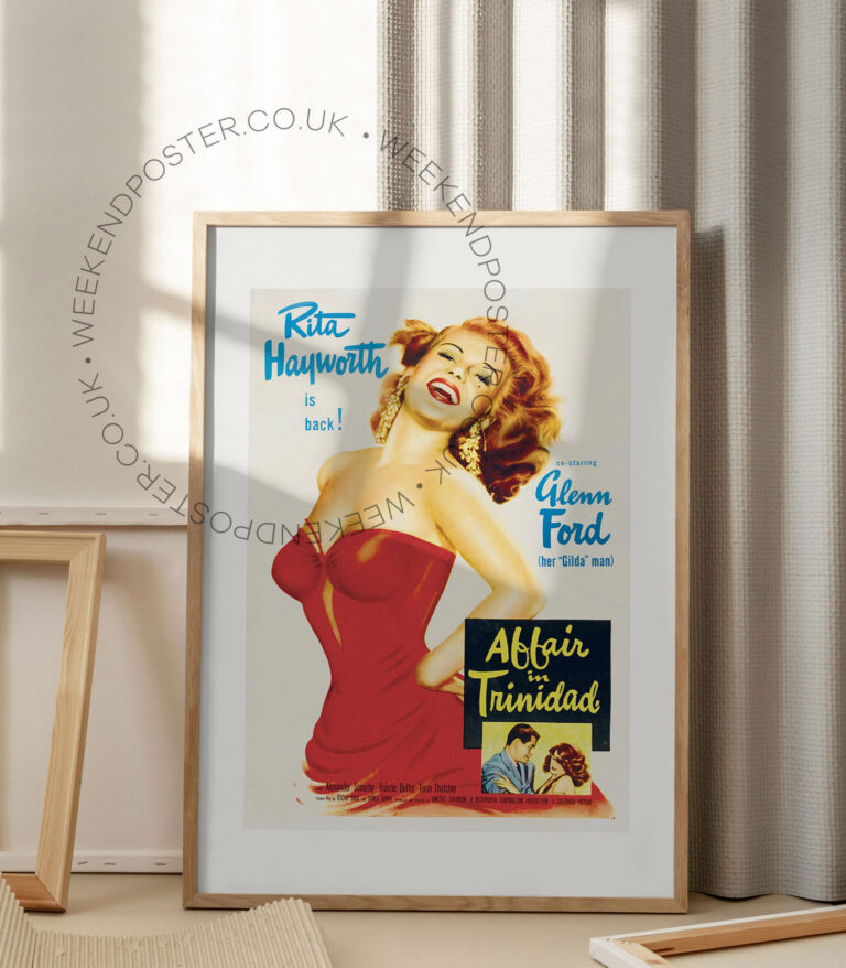 Rita Hayworth vintage poster