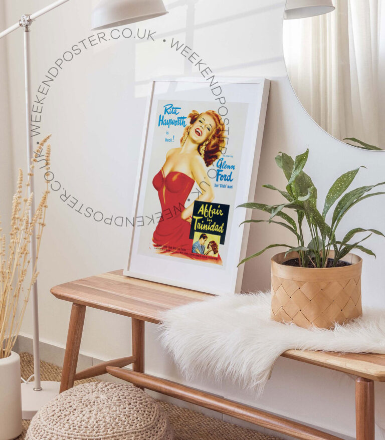 Rita Hayworth vintage poster