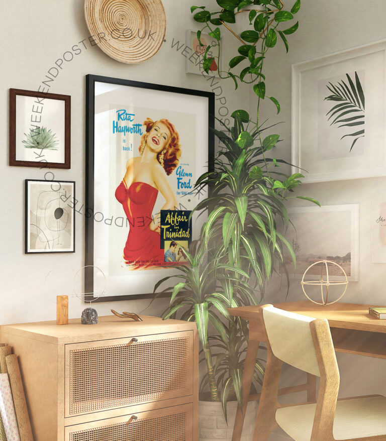 Rita Hayworth vintage poster