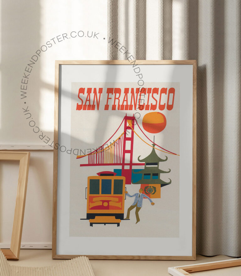 San Francisco vintage poster