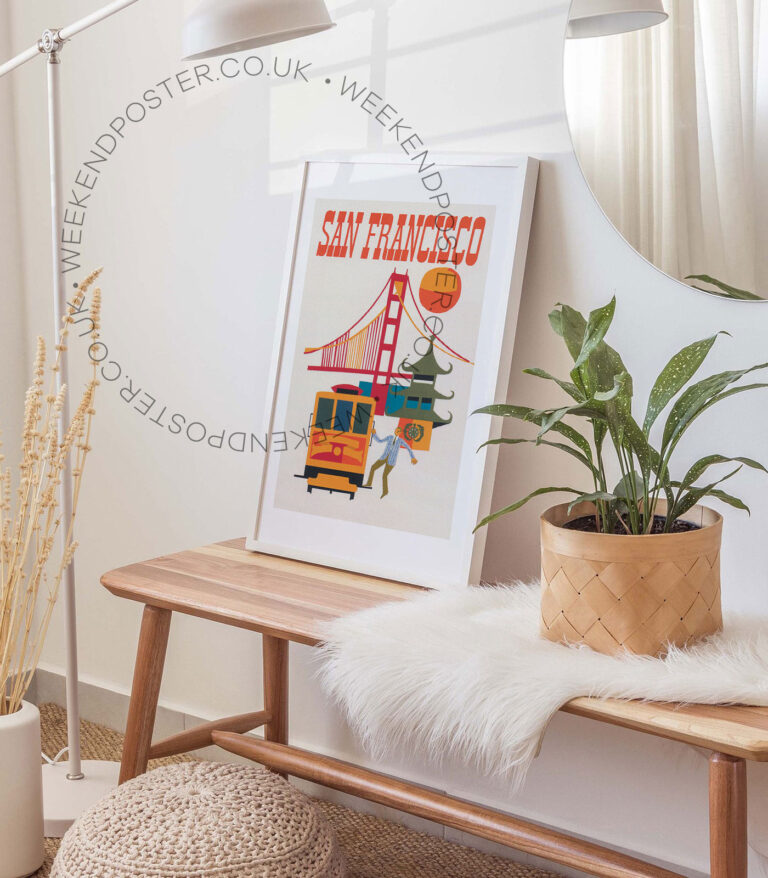 San Francisco vintage poster