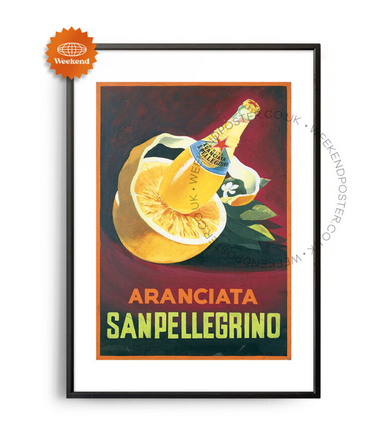 San Pellegrino vintage poster
