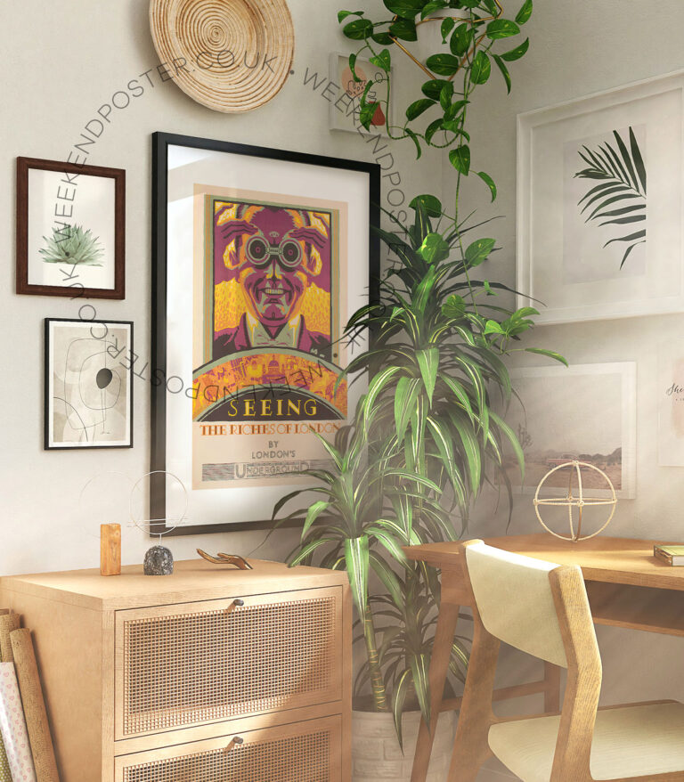 Seeing The Riches Of London vintage poster