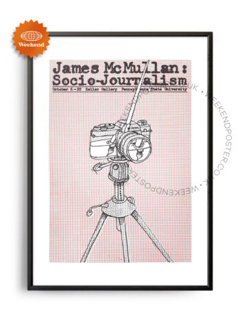 Socio Journalism vintage poster