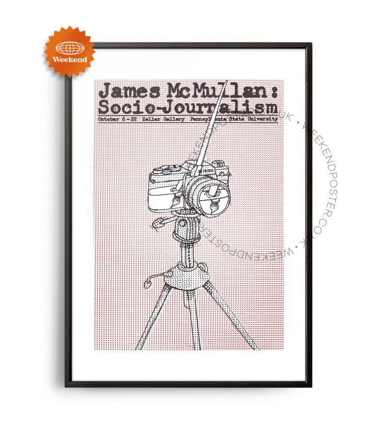 Socio Journalism vintage poster