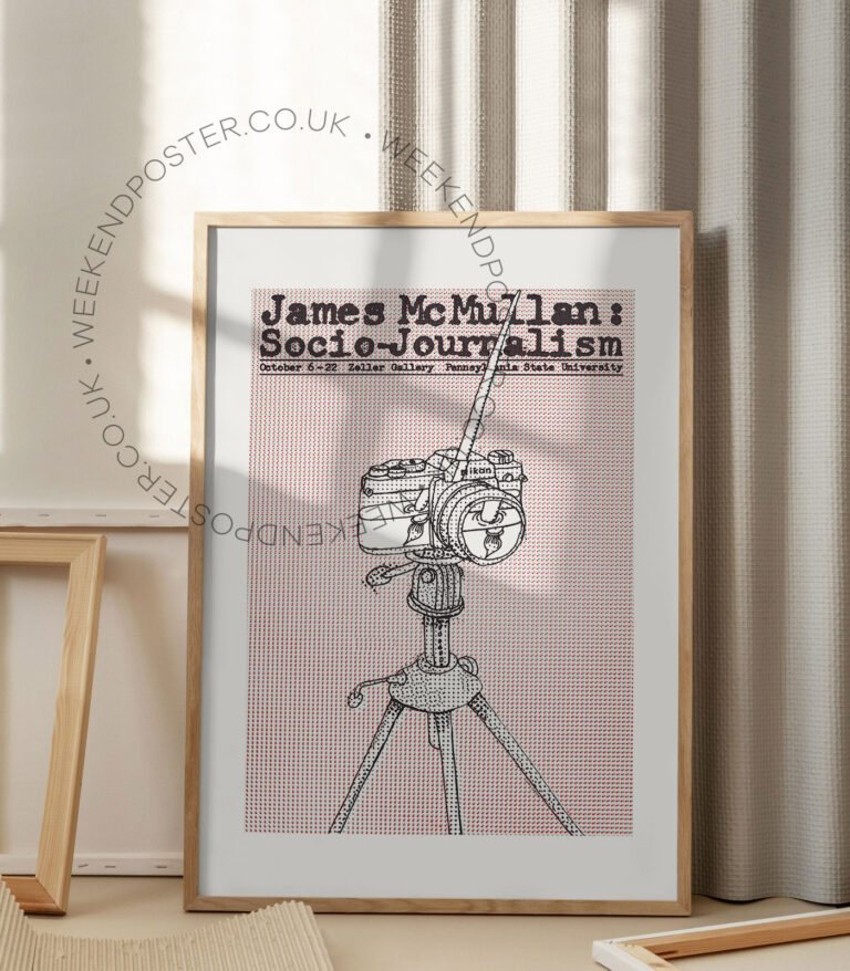 Socio Journalism vintage poster