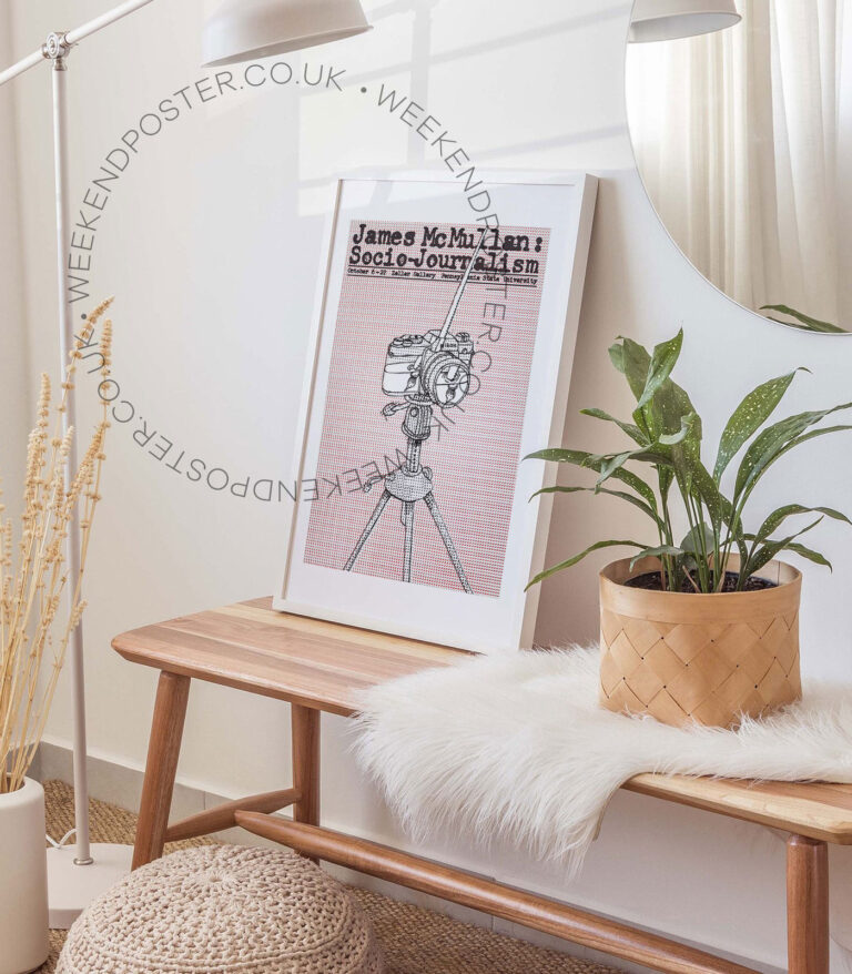 Socio Journalism vintage poster