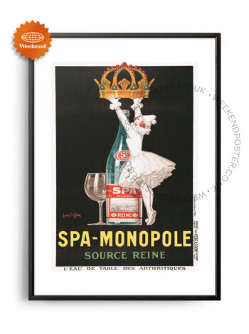 Spa Monopole vintage poster