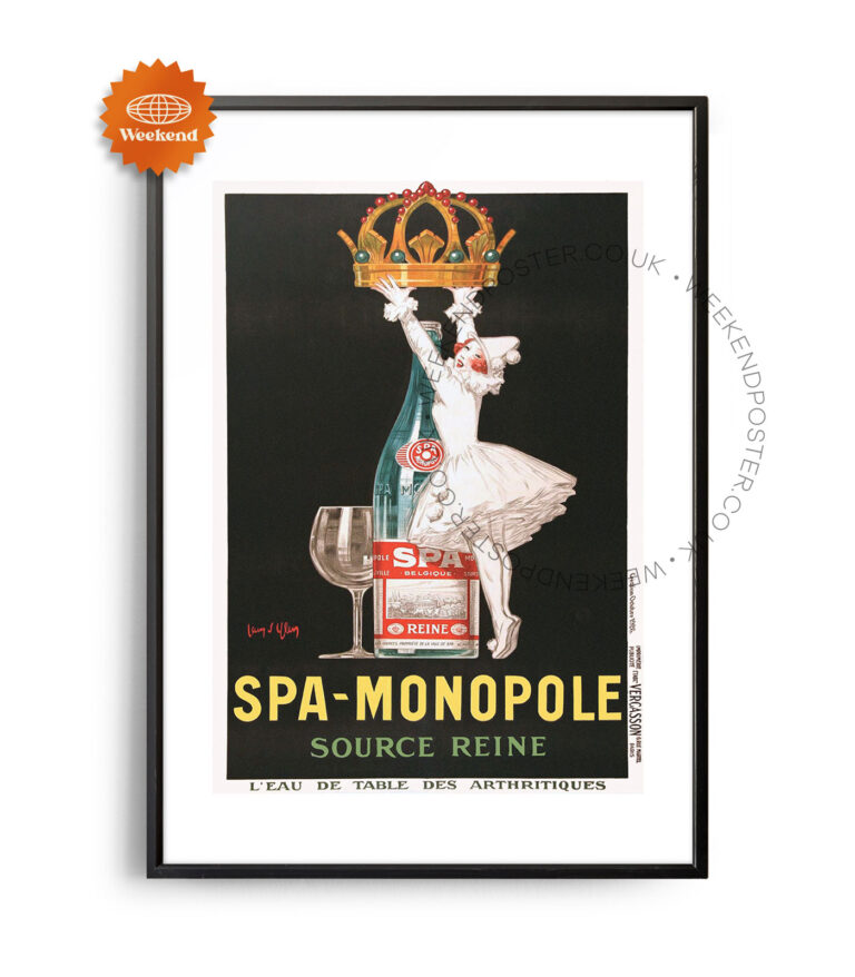 Spa Monopole vintage poster