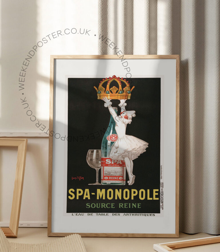 Spa Monopole vintage poster
