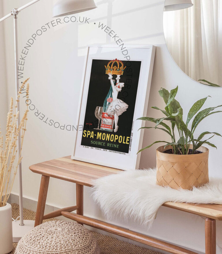 Spa Monopole vintage poster