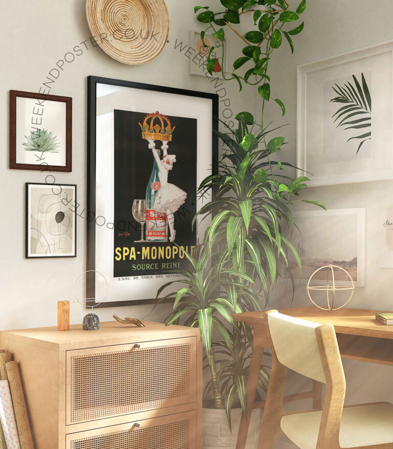 Spa Monopole vintage poster