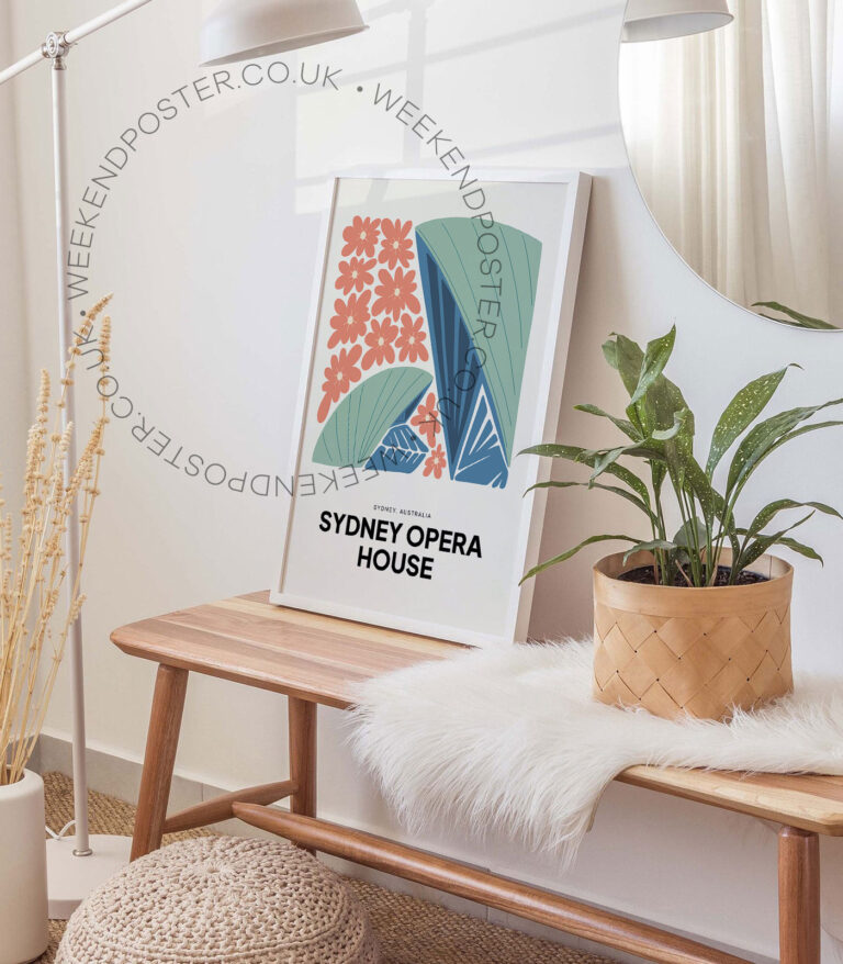 Sydney Opera House Australia landmark poster