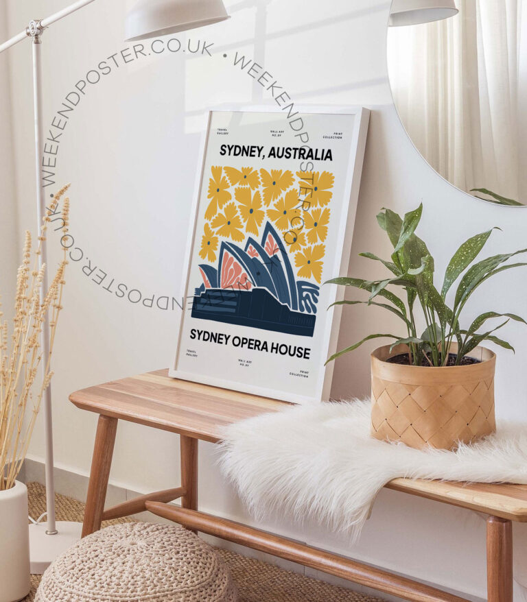 Sydney Opera House Australia landmark poster