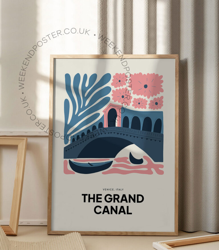 The Grand Canal Venice landmark poster