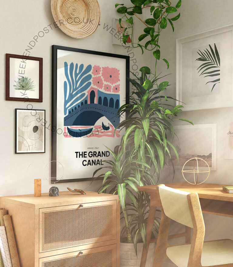 The Grand Canal Venice landmark poster