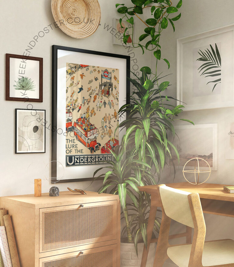 The Lure Of The Underground vintage poster