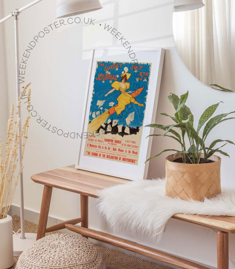 The Sunday Journal vintage poster