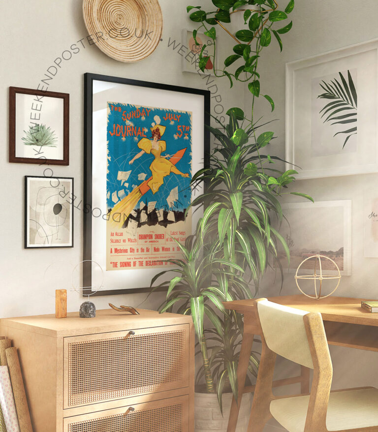 The Sunday Journal vintage poster