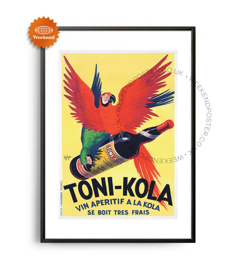Toni Kola vintage poster