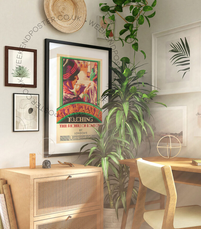 Touching The Riches Of London vintage poster