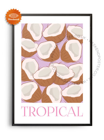 Tropical Coconut poster