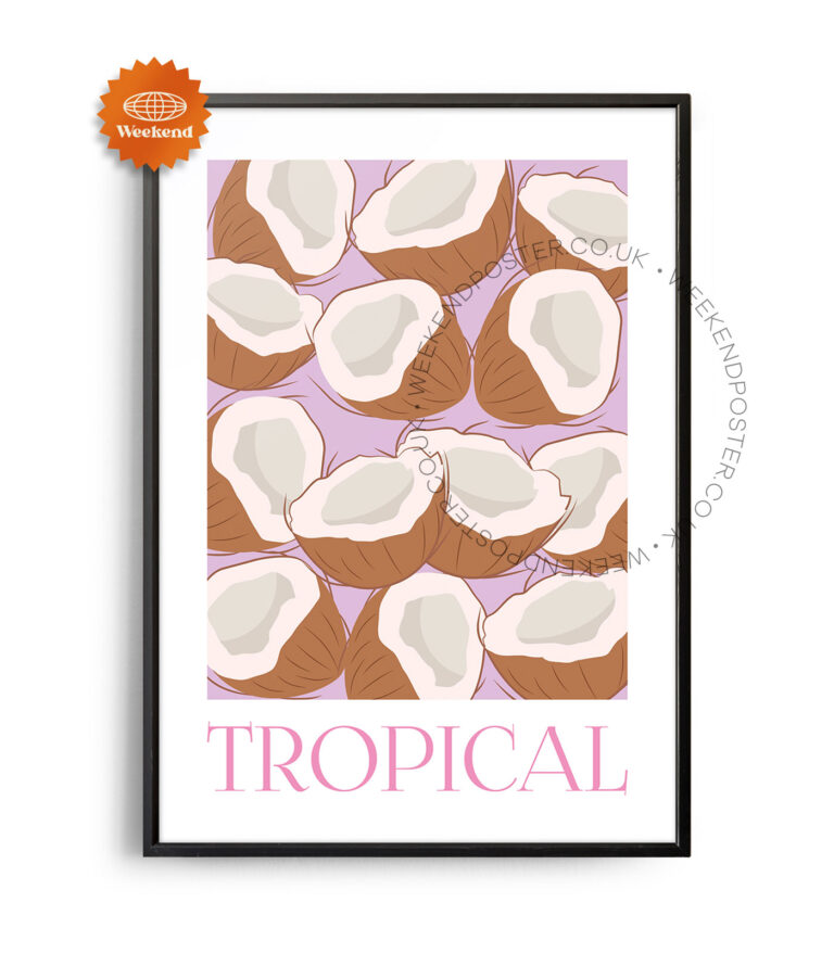 Tropical Coconut poster