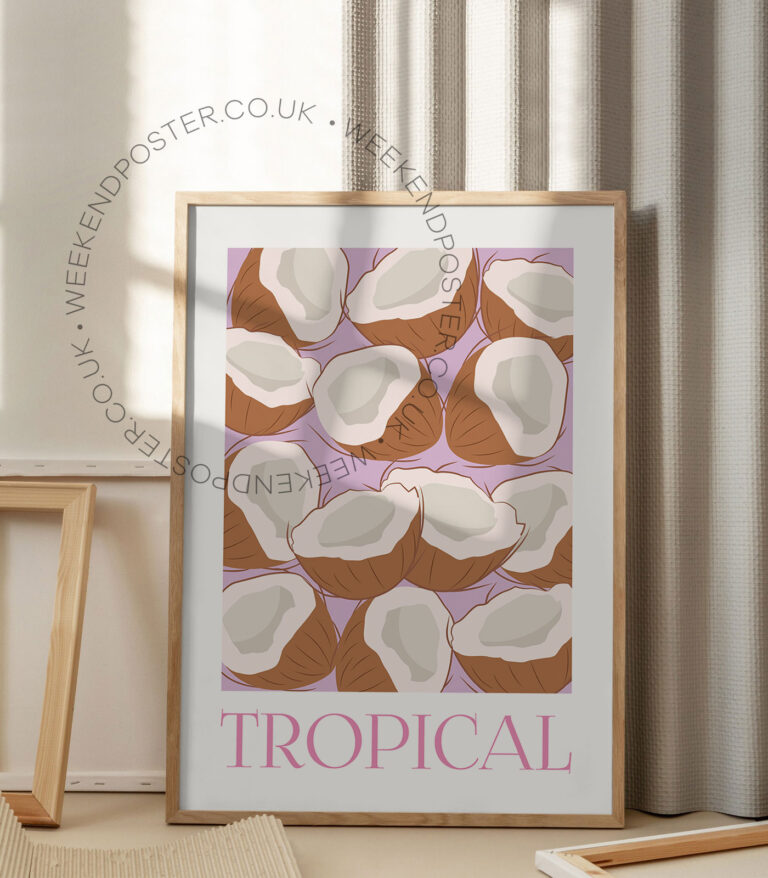 Tropical Coconut poster