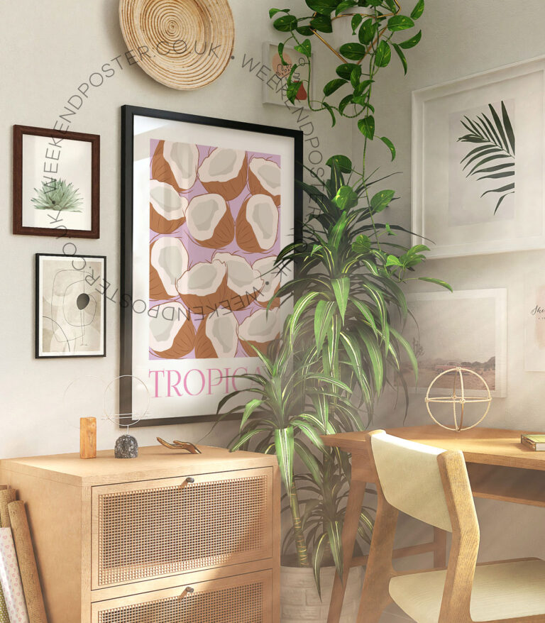 Tropical Coconut poster