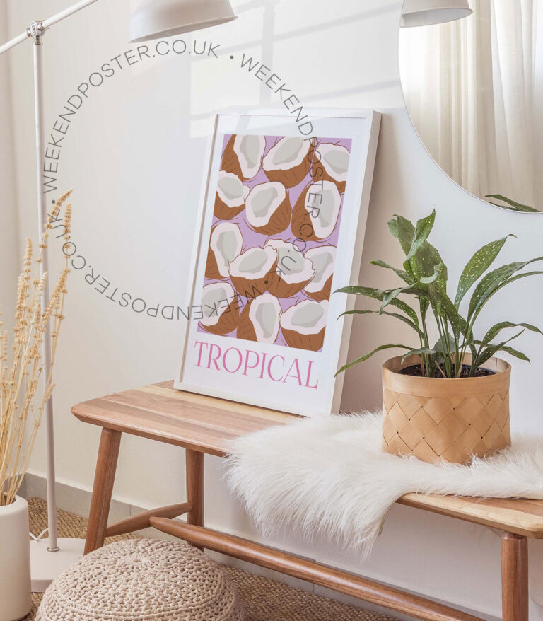 Tropical Coconut poster