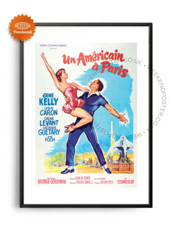 Un American A Paris vintage poster