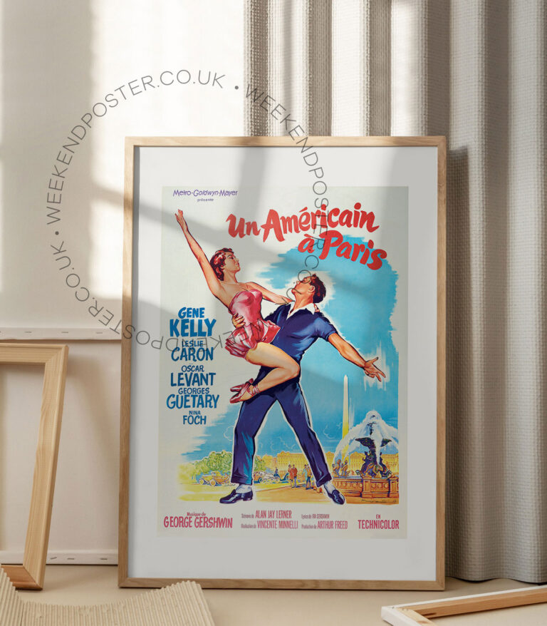 Un American A Paris vintage poster