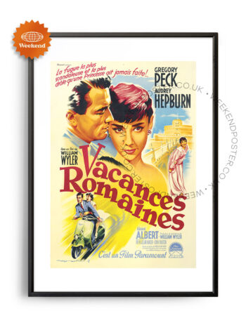 Vacances Romaines vintage poster