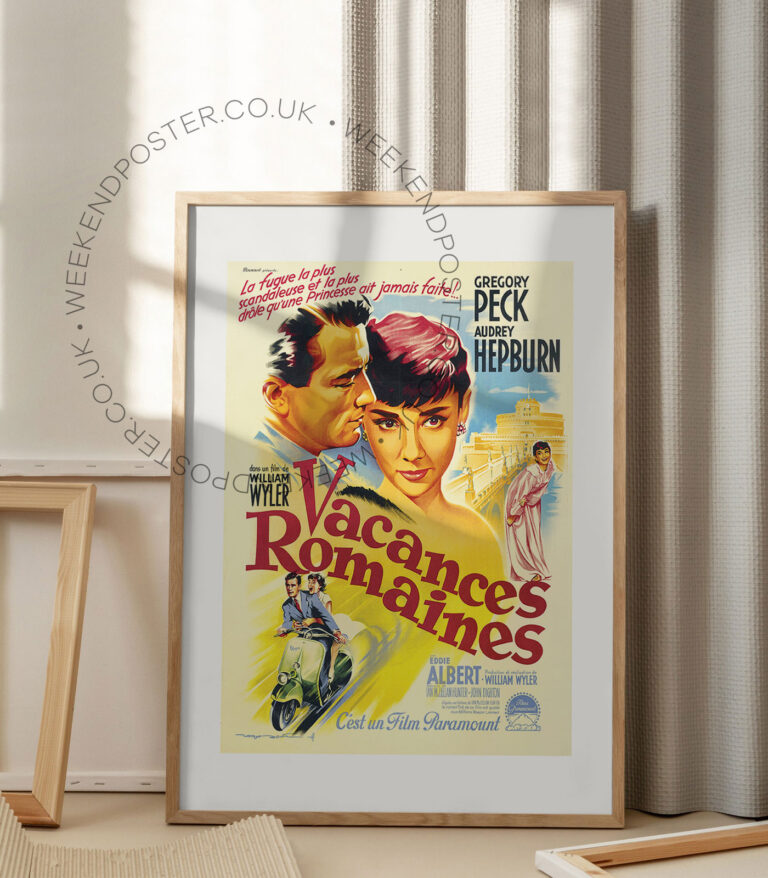 Vacances Romaines vintage poster