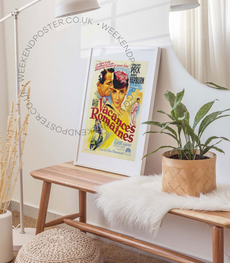 Vacances Romaines vintage poster