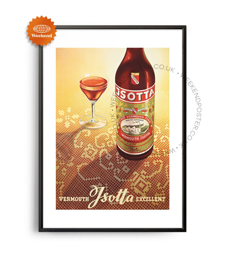 Vermouth Jsotta vintage poster