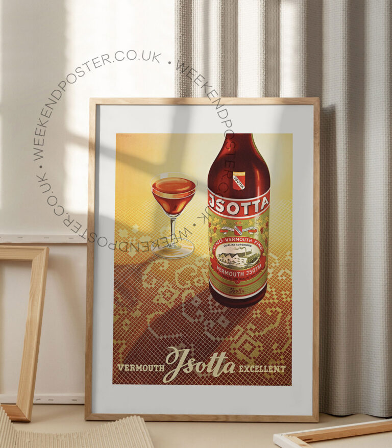 Vermouth Jsotta vintage poster