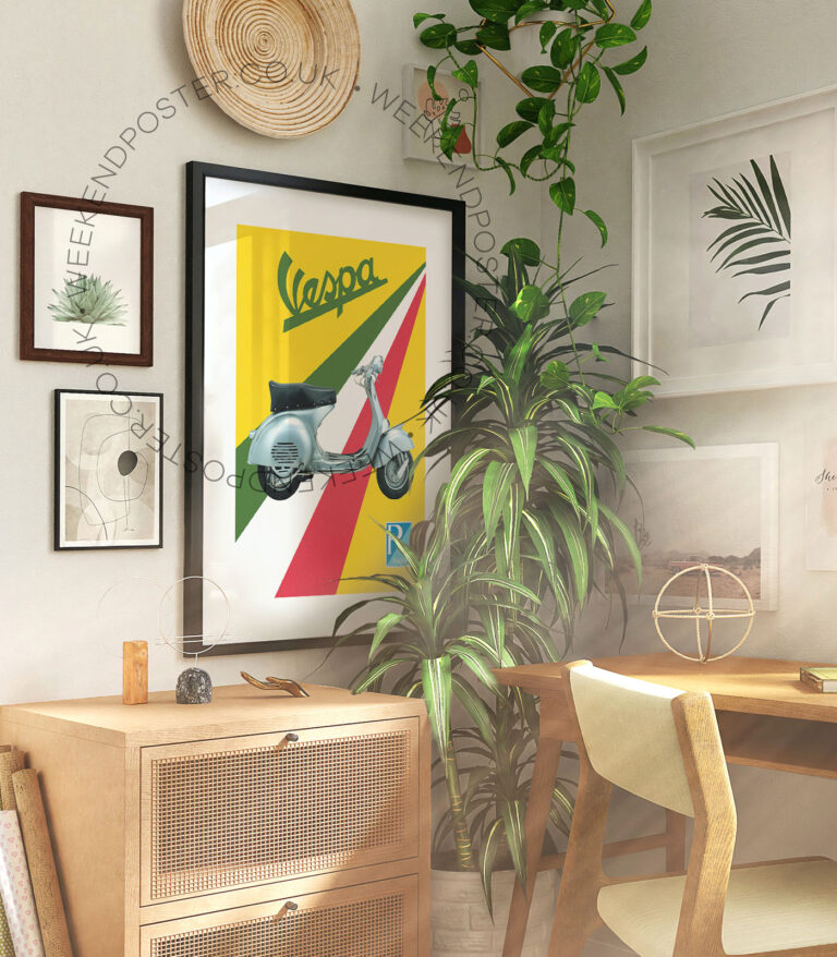 Vespa vintage poster