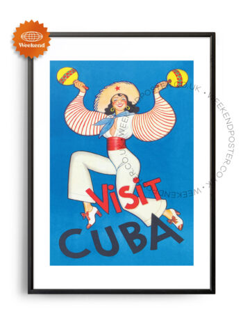 Visit Cuba Vintage poster