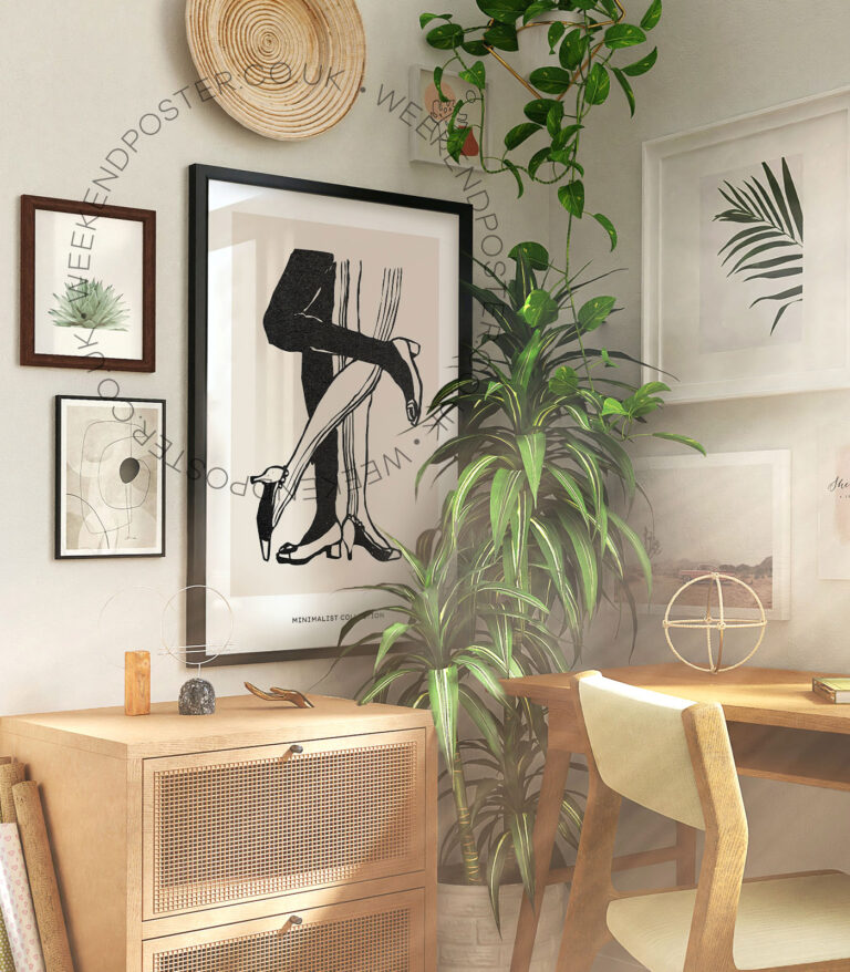 Minimalist Collection minimal black and white poster