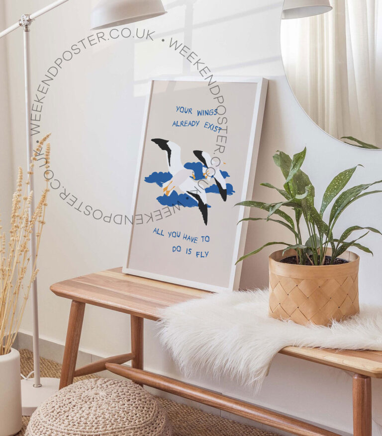 All You Have To Do is Fly Quote poster