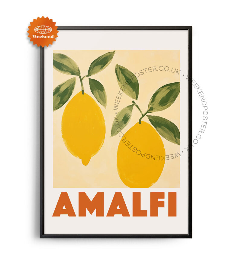 Amalfi Lemons poster