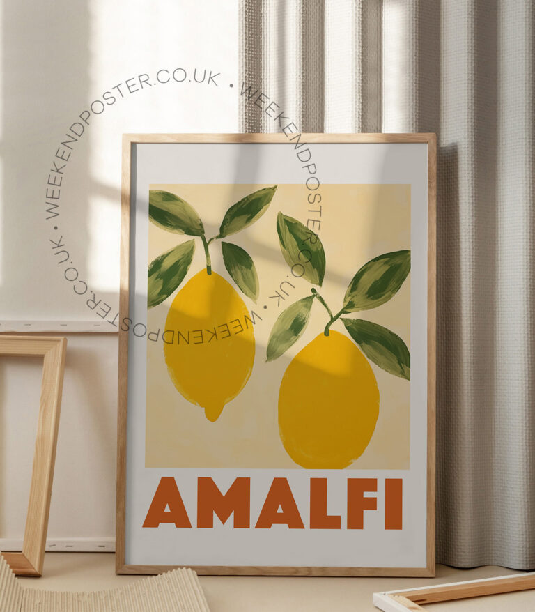 Amalfi Lemons poster