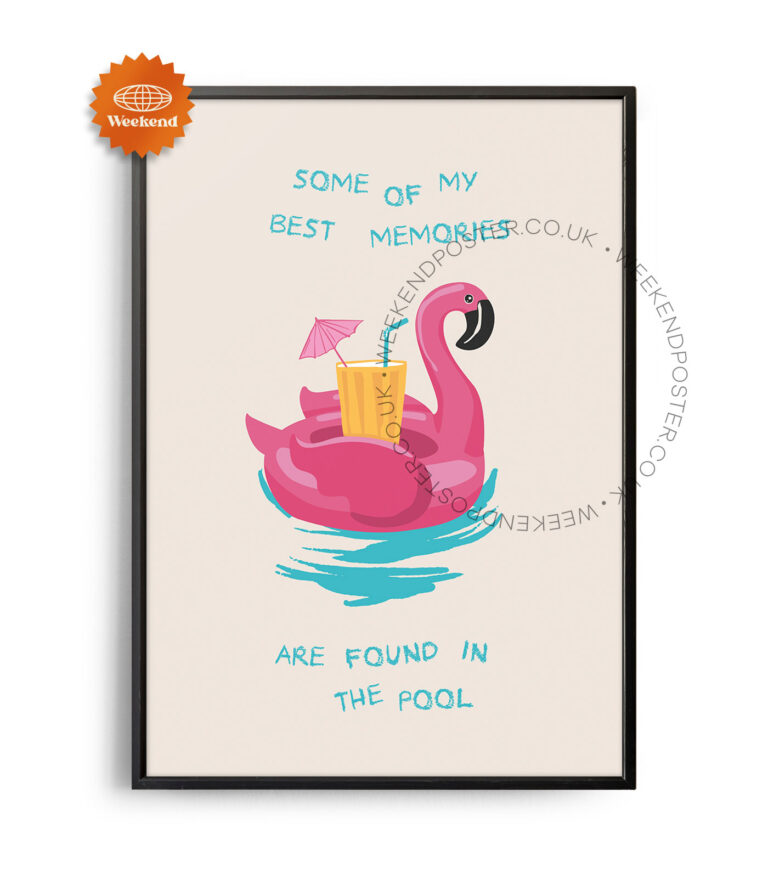 Best Memories  Quote poster